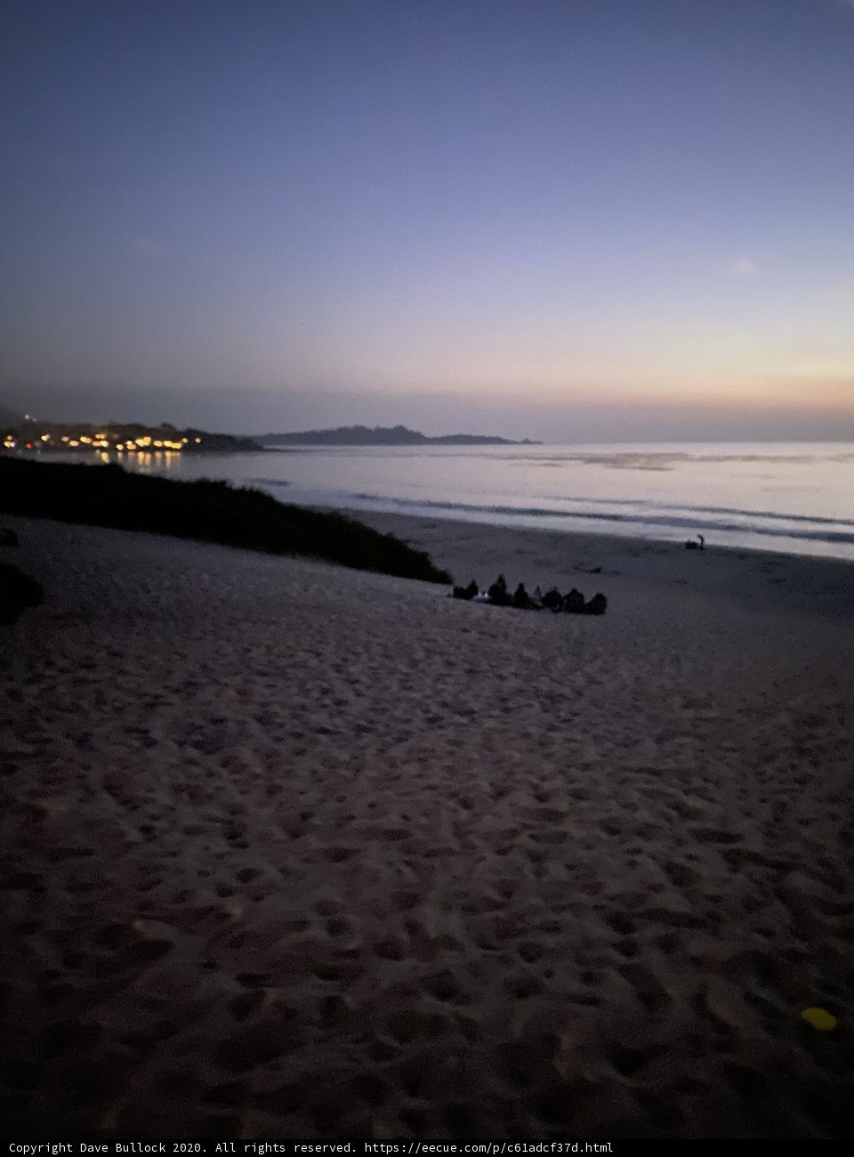 Serene Sunset at Carmel Beach