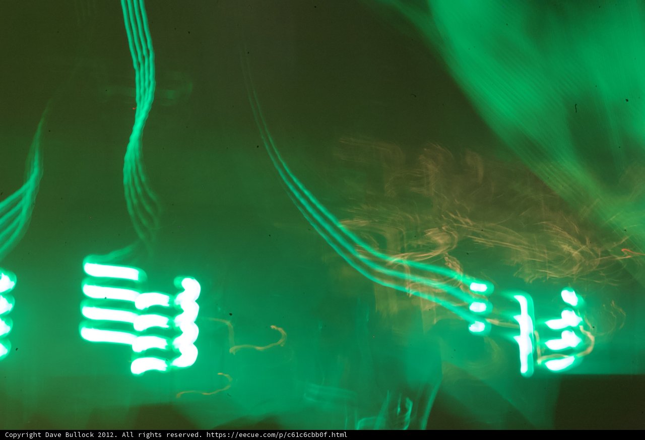 Neon Green Light