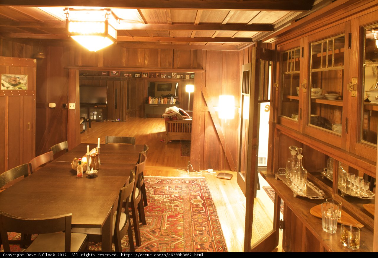 A Cozy Dining Room made of Wood