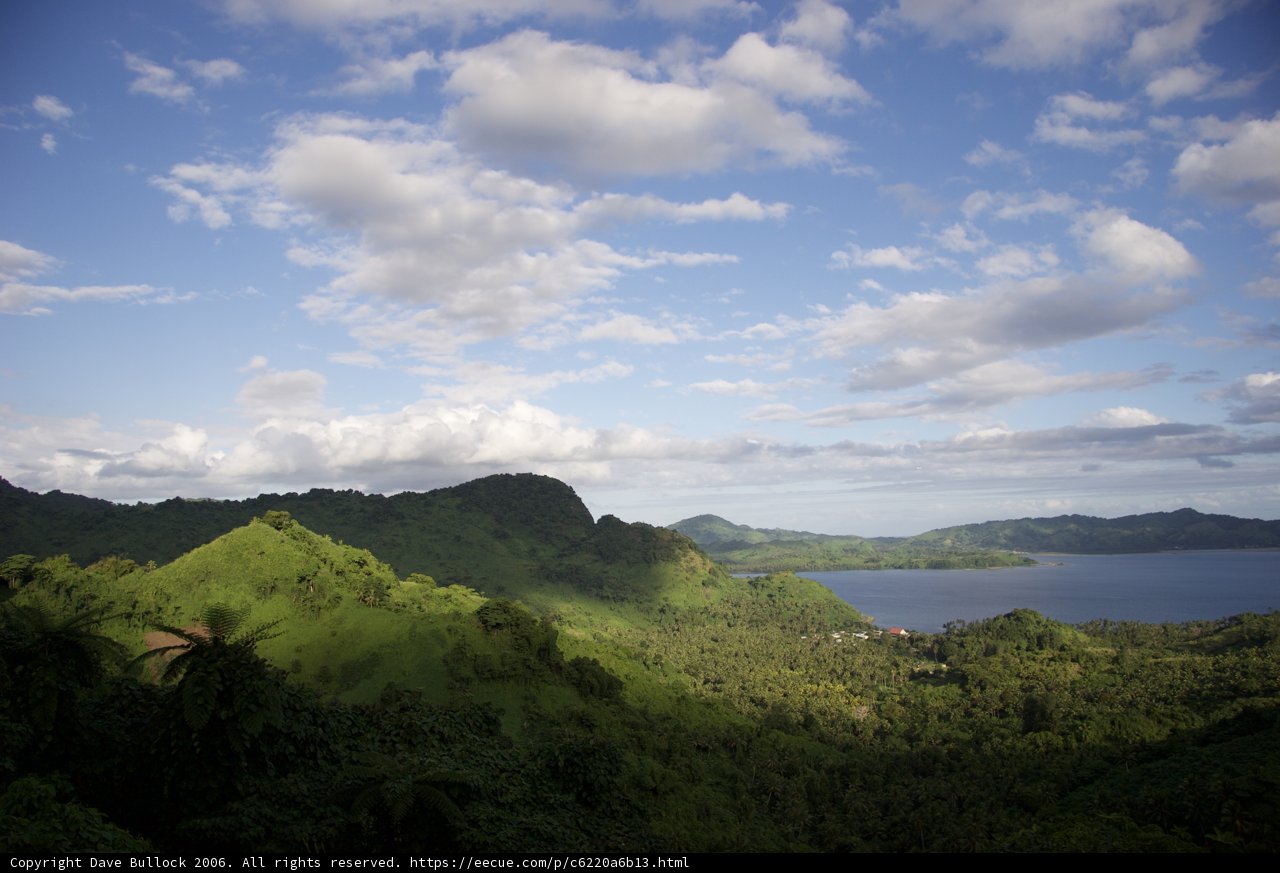Majestic Landscape: Ocean and Mountains