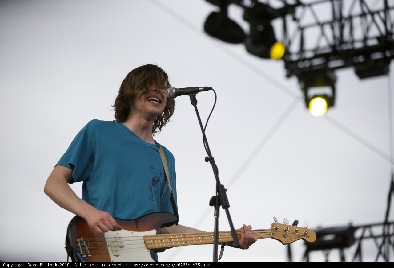 Bassist Rocking Coachella Stage
