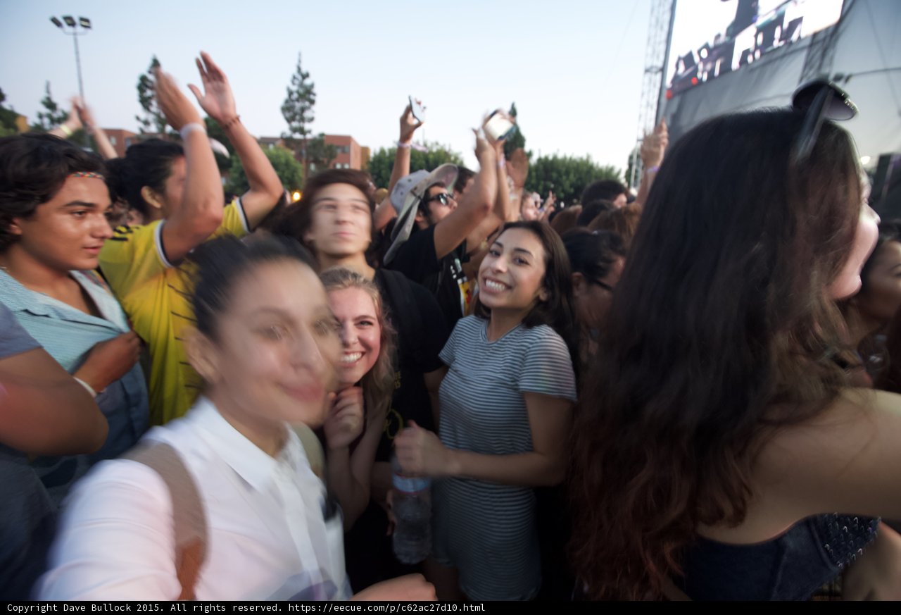 Motion Blur Dancing Crowd