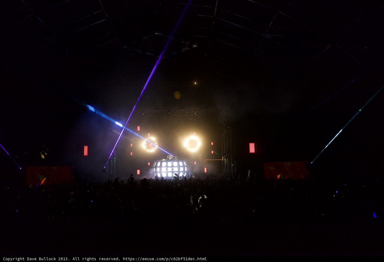Lights and Crowds at Coachella