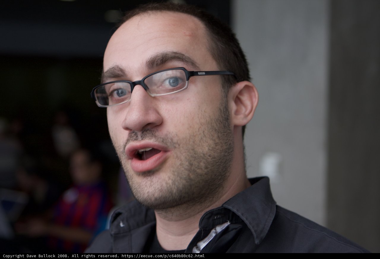 Portrait of a Bearded Man in Glasses