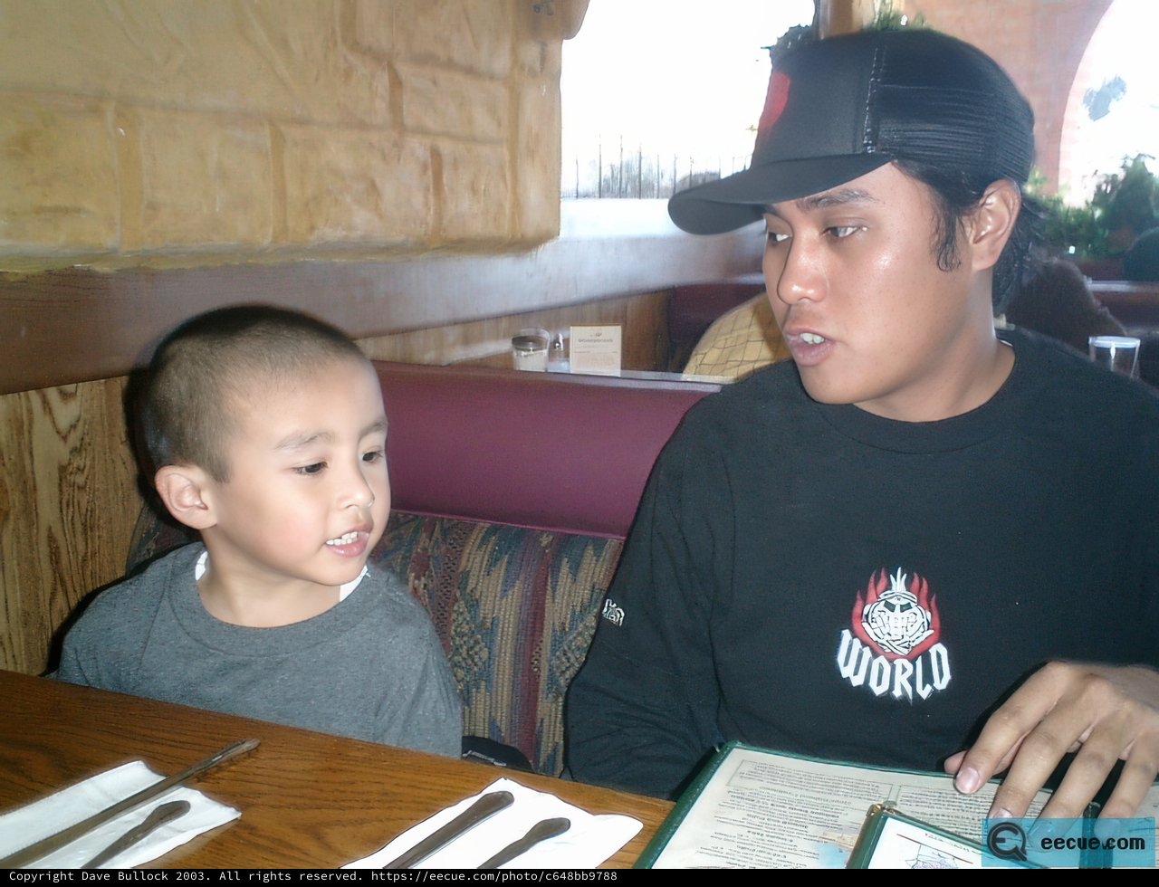 Family Dinner at a Restaurant