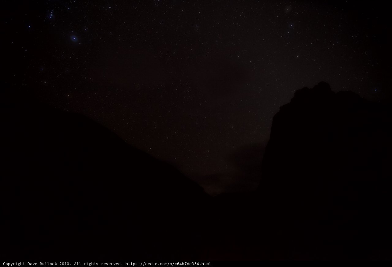 Starry Night Sky