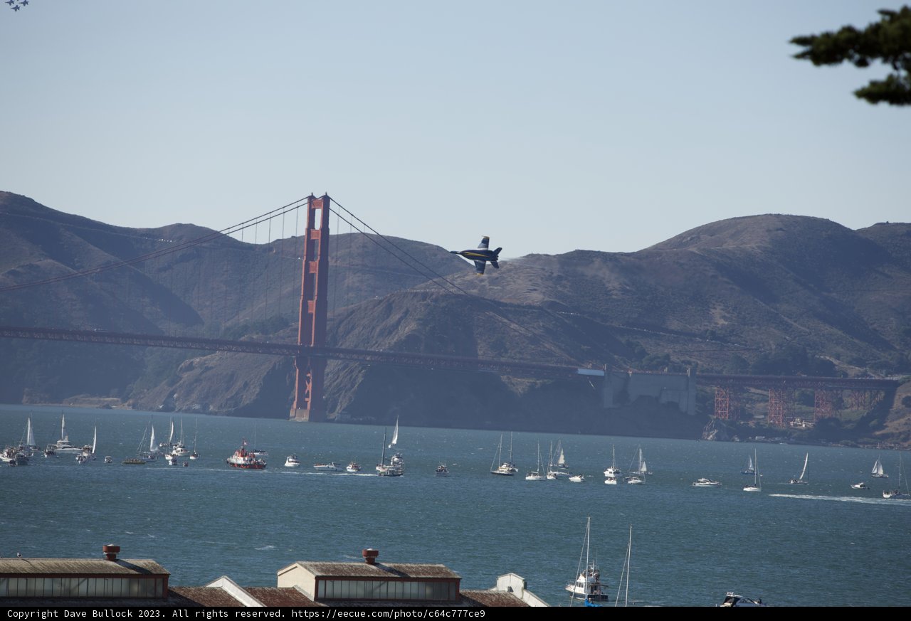 Fleet Week Flight Over San Francisco