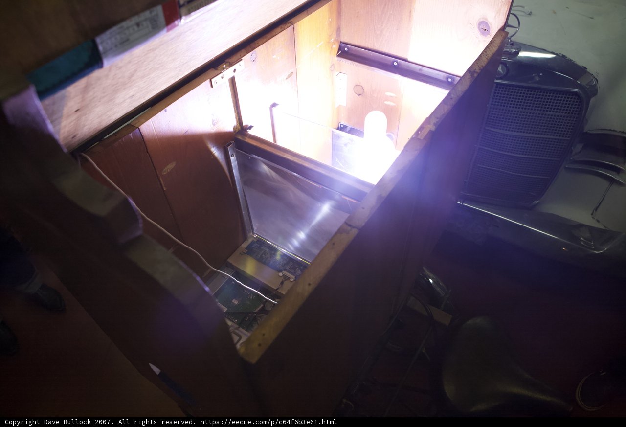Illuminated Plywood Cabinet