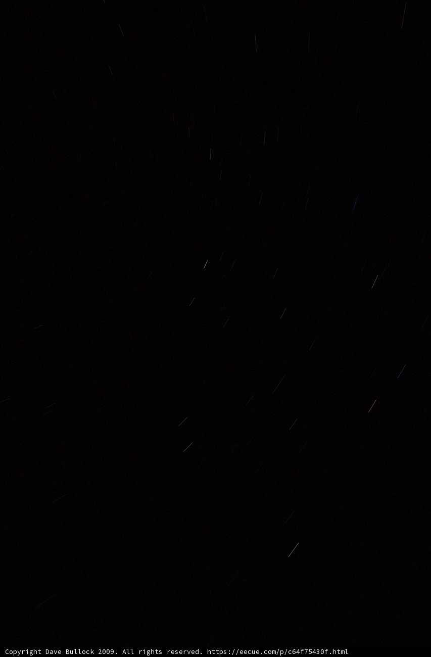 Starry Night Sky Over Death Valley
