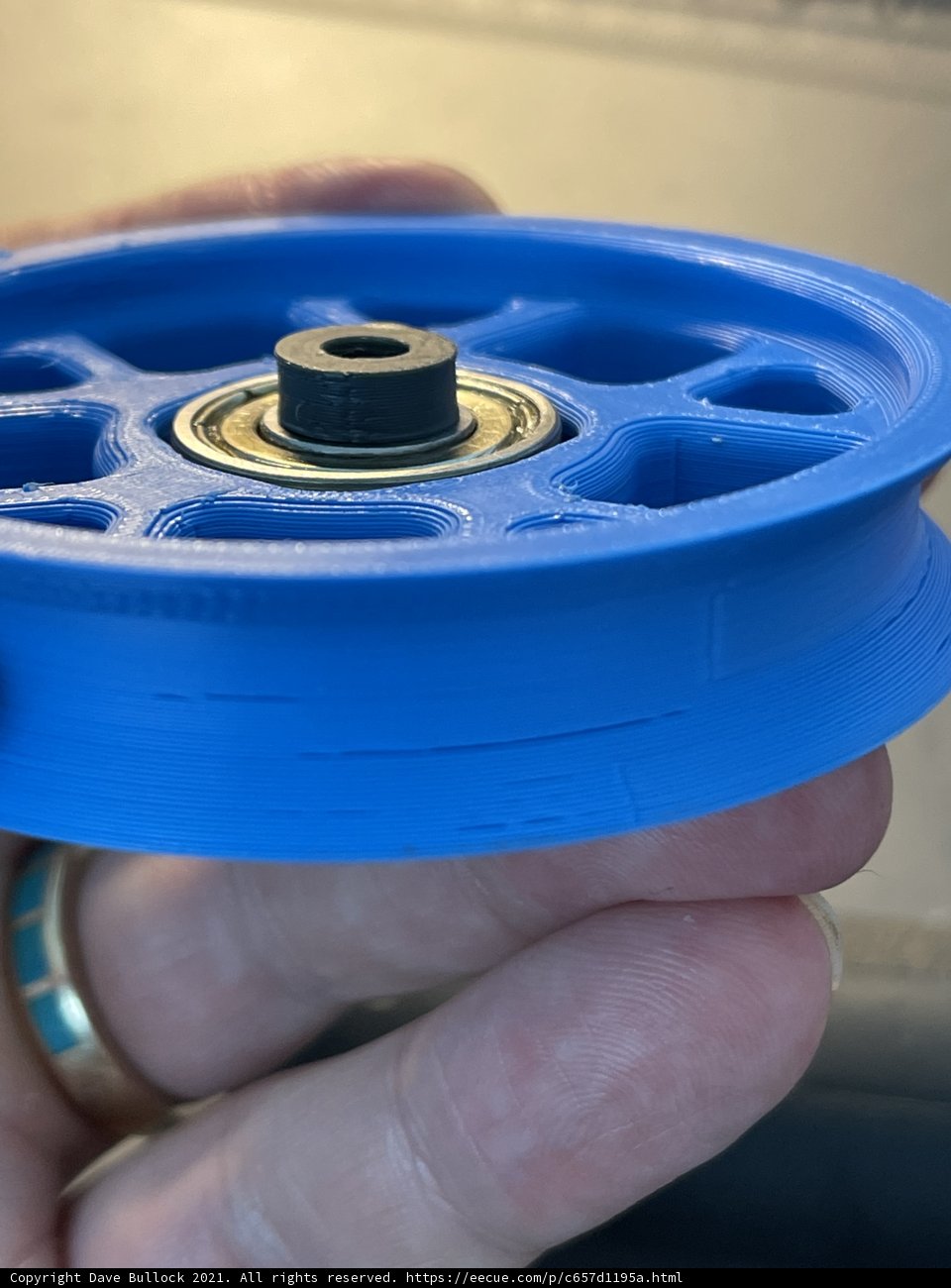 The Blue Spoke Wheel