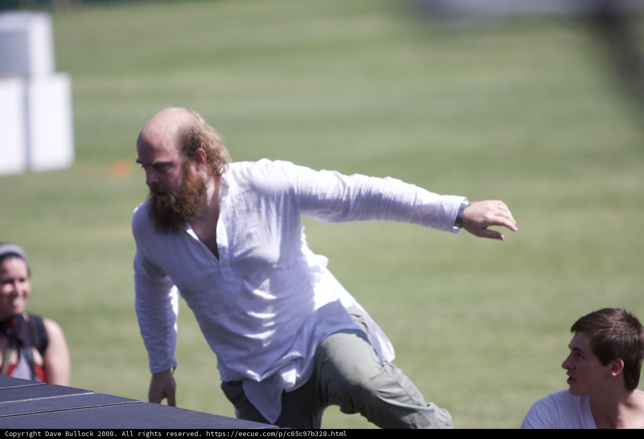 Bearded Man's Impressive Trick at Coachella