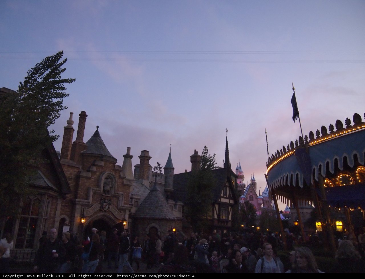 Disneyland Magic at Dusk