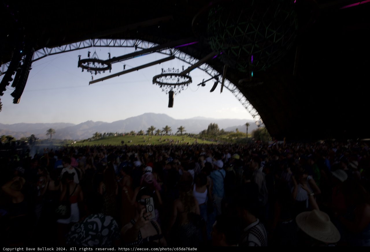 Energetic Silhouettes and Scenic Vistas at Coachella 2024
