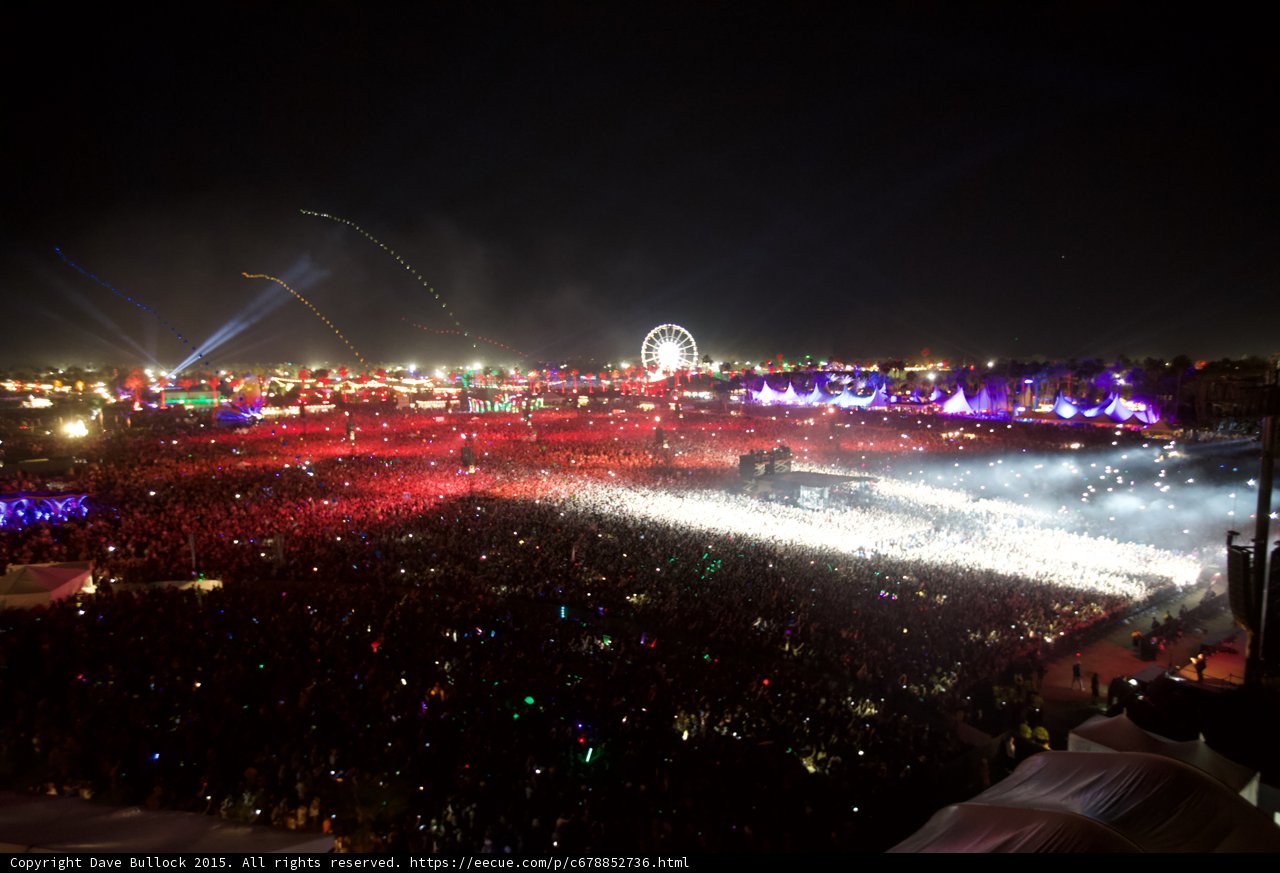 Lights, Fireworks, and a Sea of People: The Coachella Concert Experience