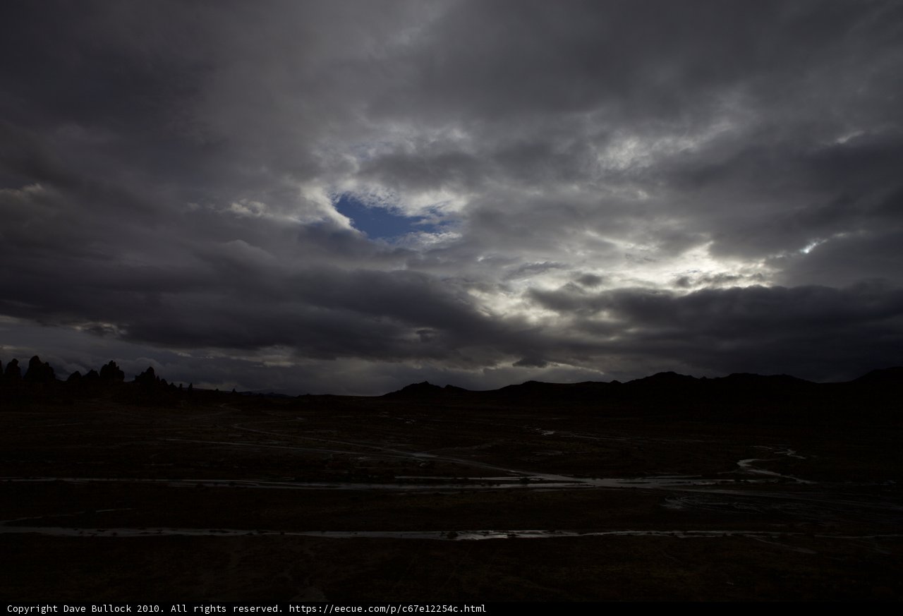 Dramatic Skies over the Rolling Hills