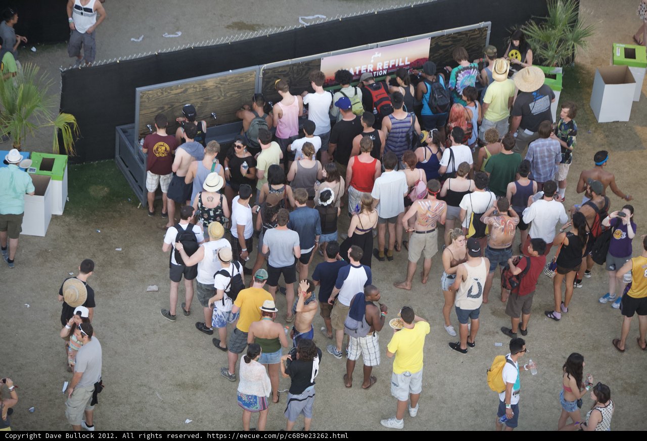Coachella Crowd Watches Live Performance