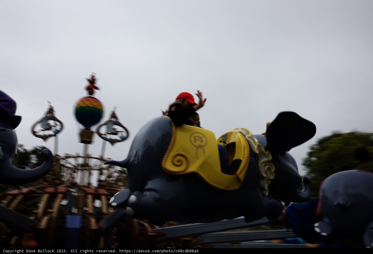 Magical Elephant Ride at Disneyland 2023