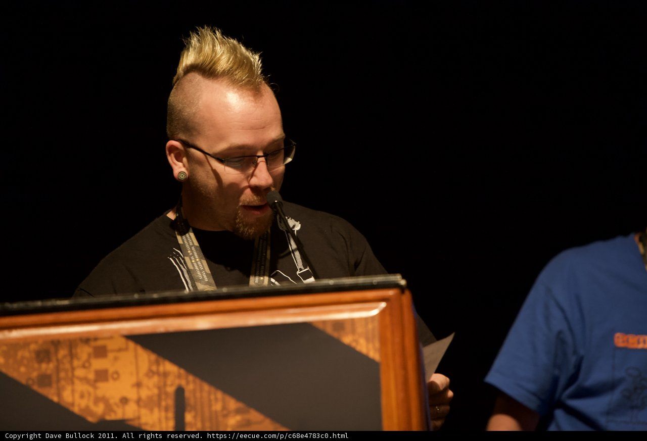 Mohawk Man Takes the Podium