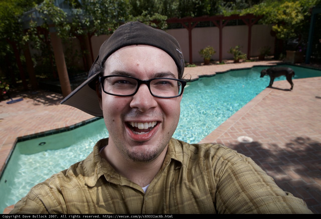 Selfie by the Pool