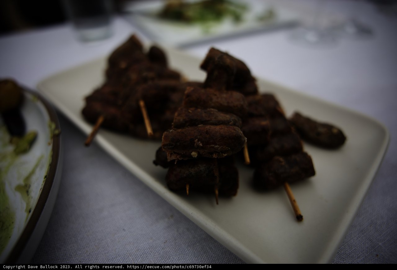 Delightful Meat Skewers at Secret Beach Pescadero