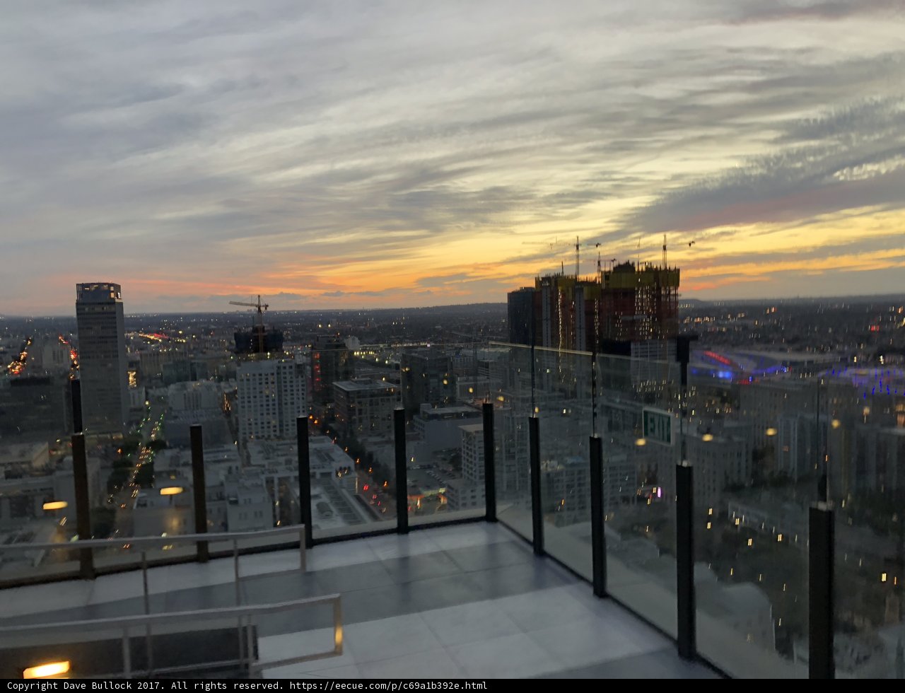 Sunset over the Urban Metropolis