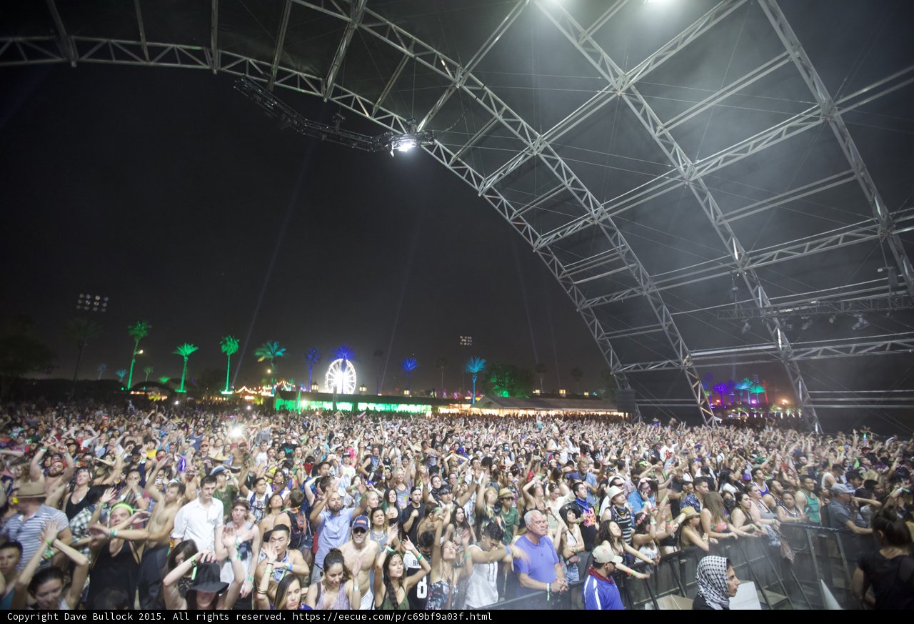Coachella Crowd Rocks the Night Sky