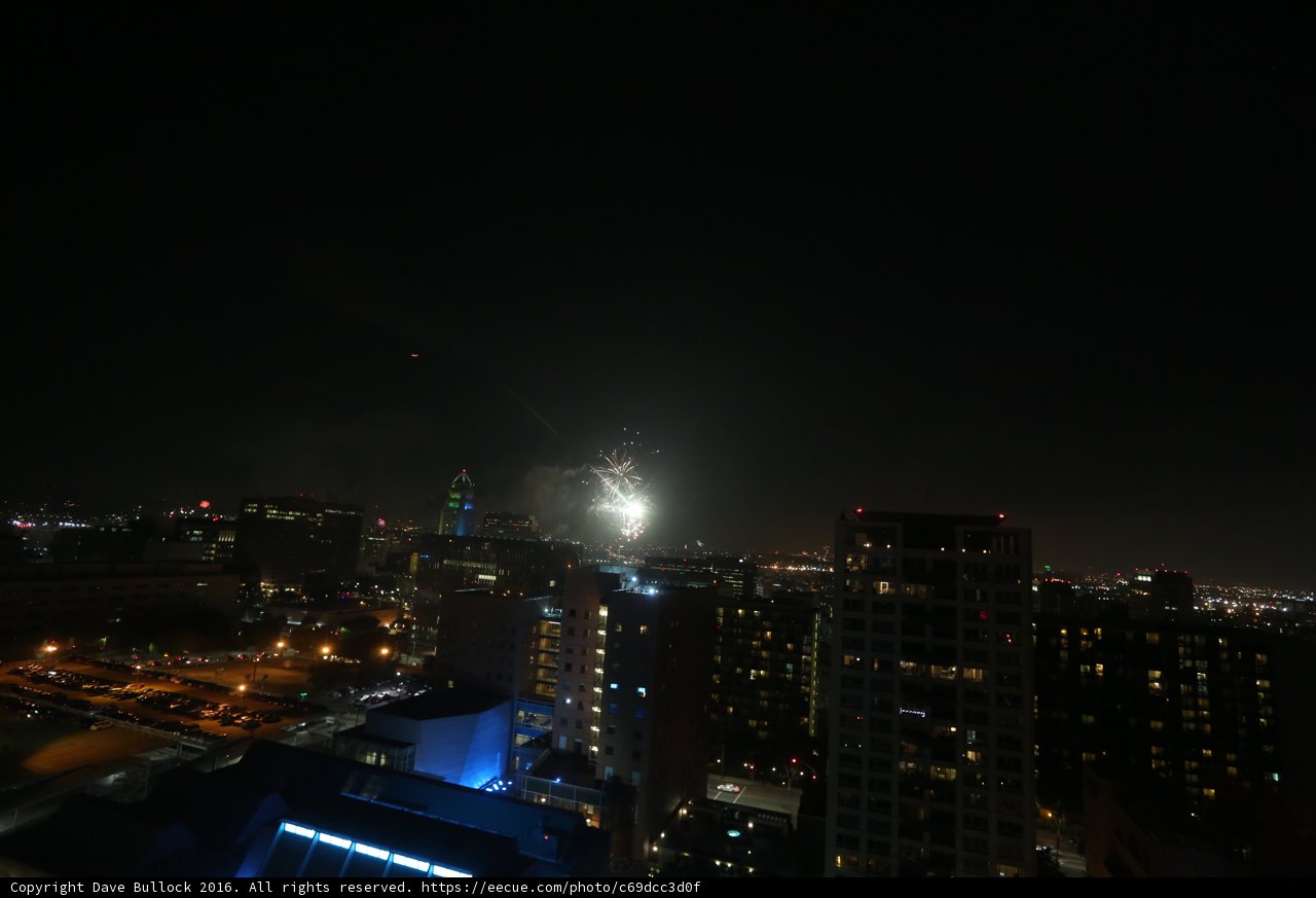 Fireworks Illuminate the Metropolis Skyline