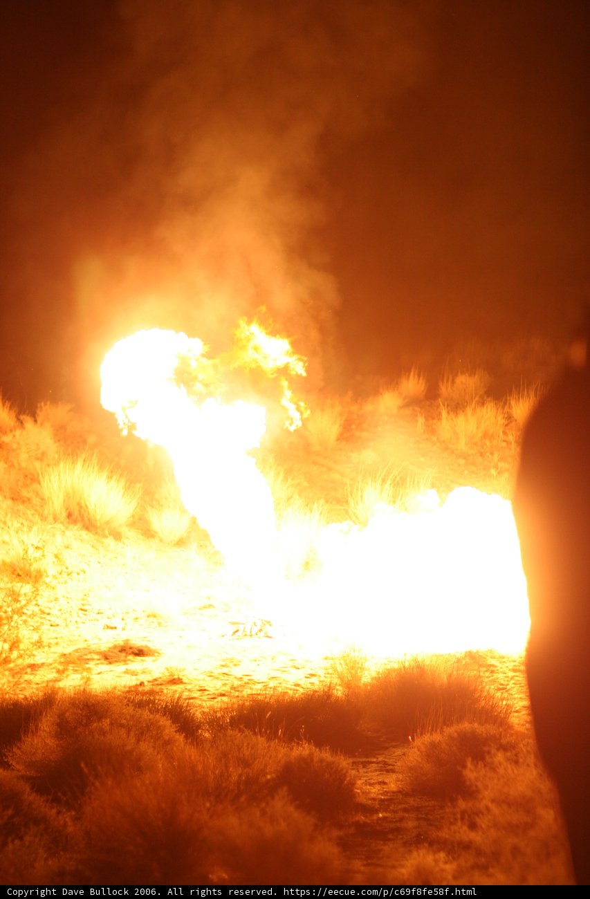 Desert Bonfire