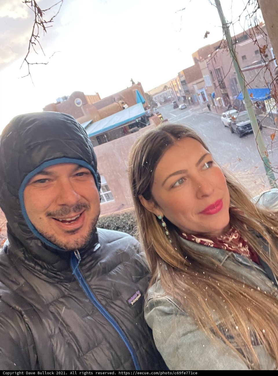 Selfie in the Snowy City