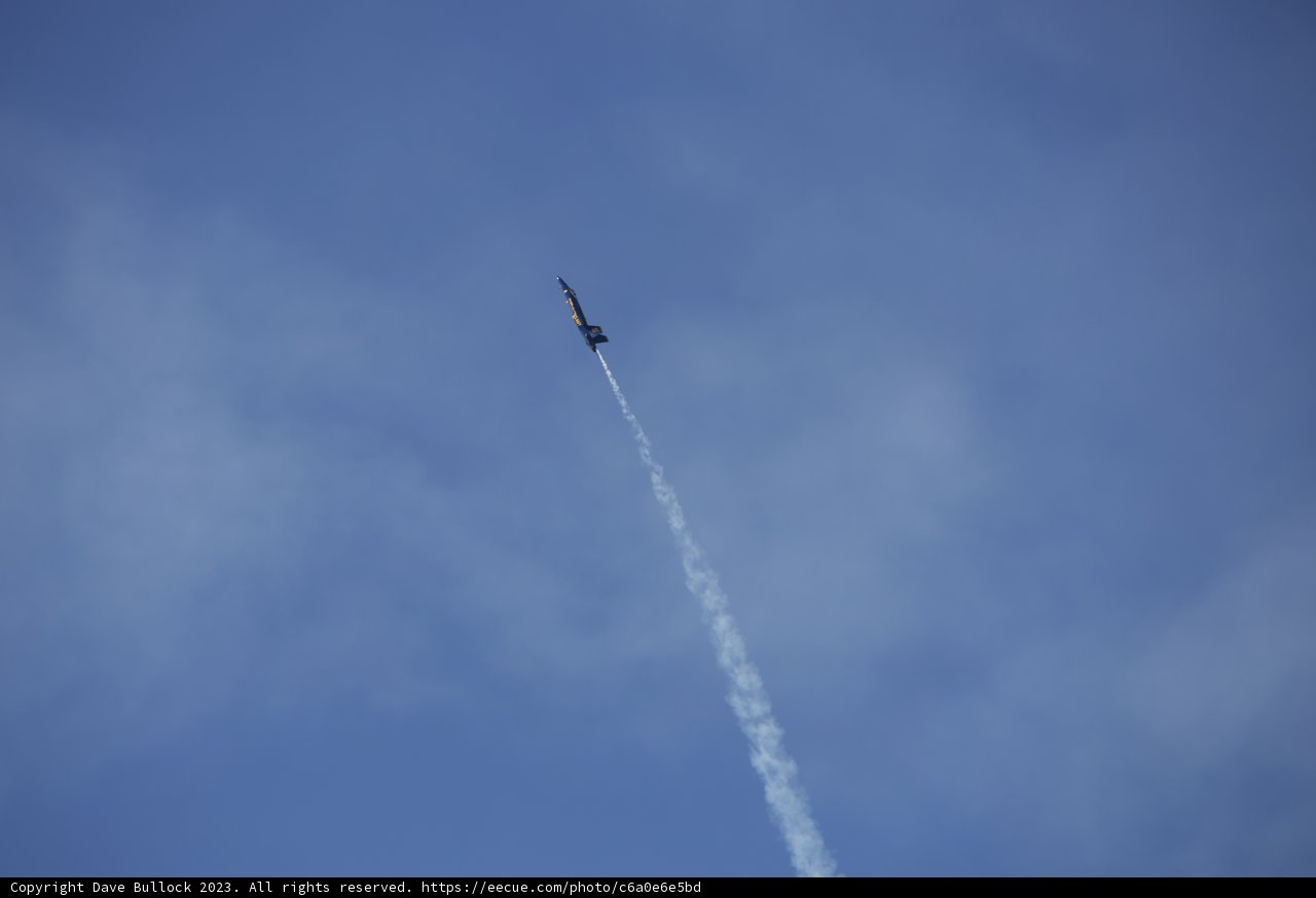 Spectacular Jet Performance at Fleet Week Air Show 2023