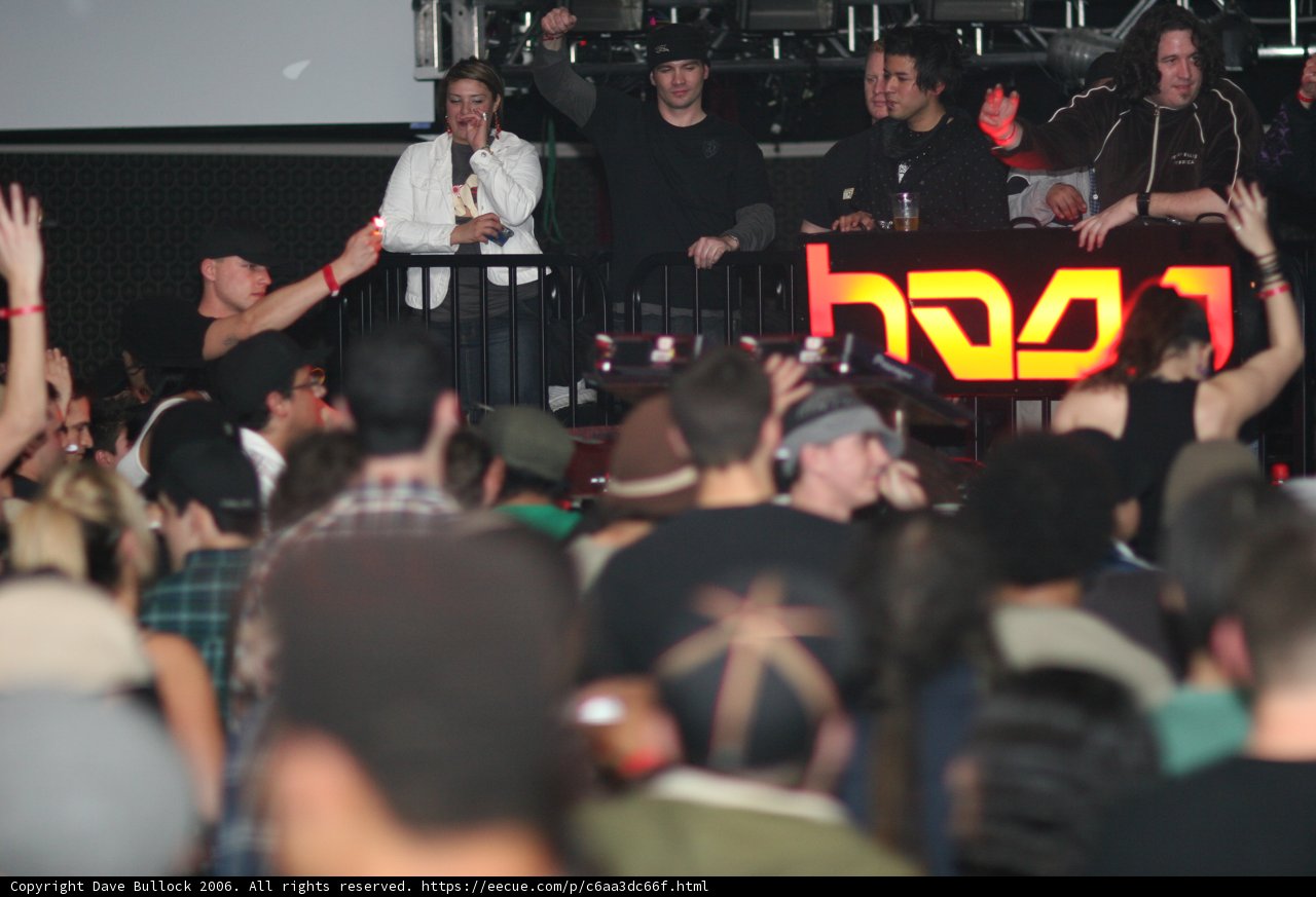 Urban Crowd Dancing to DJ's Beats