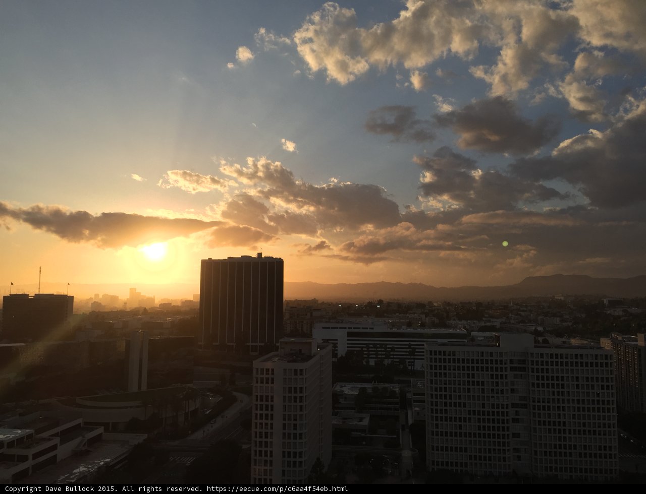 Golden Glow Over the City