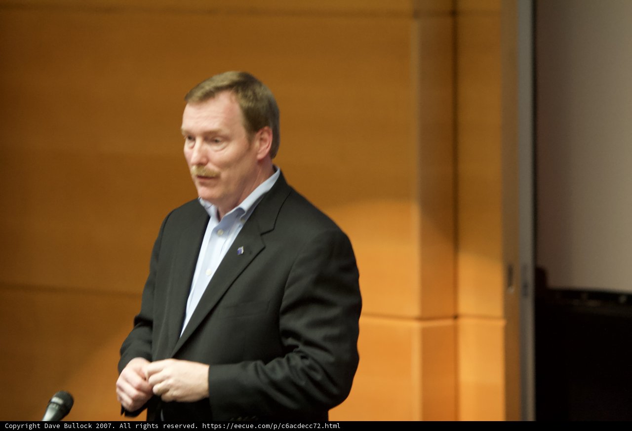 Keynote Speaker in Formal Attire
