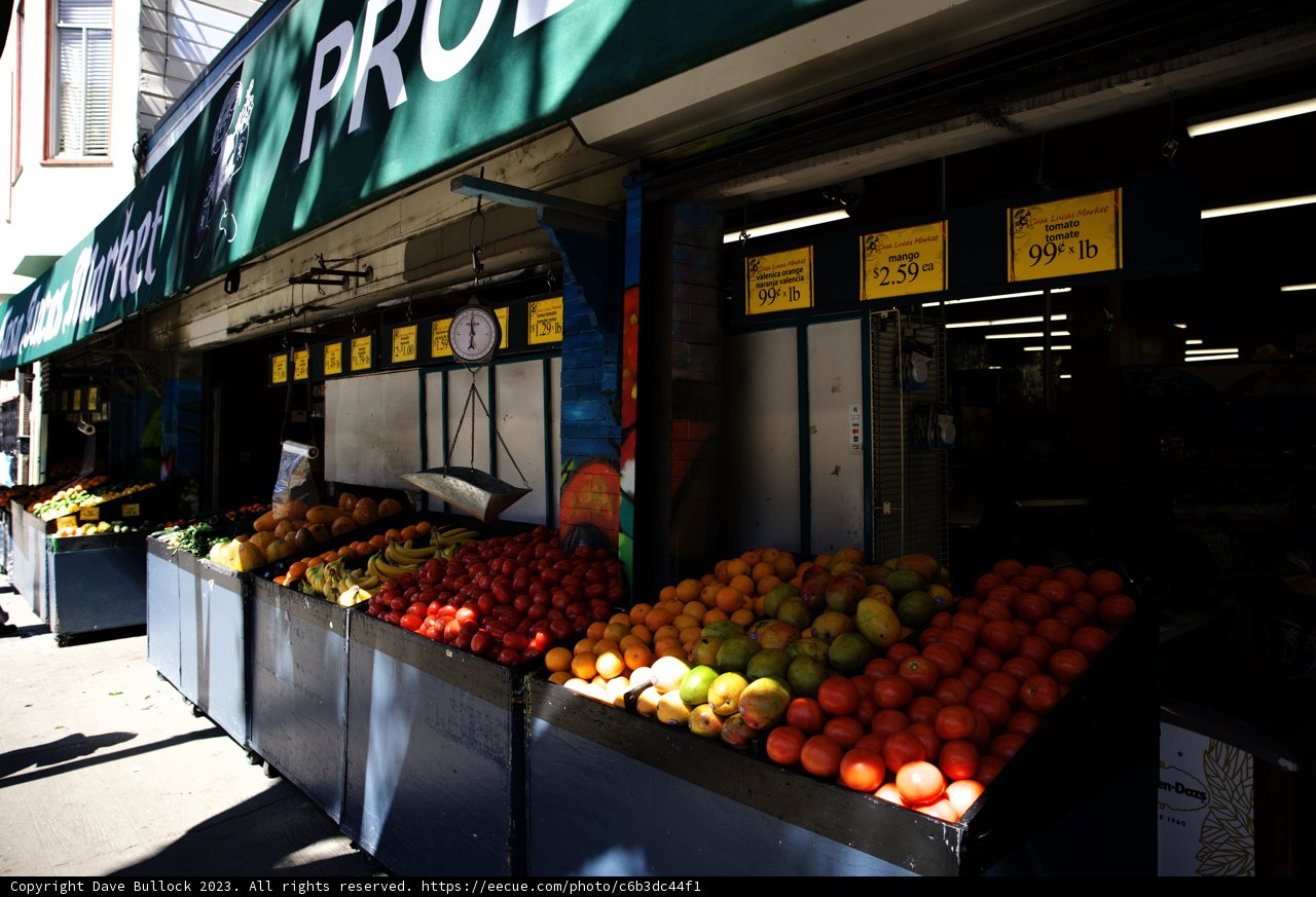 Vibrant Fruit Stand