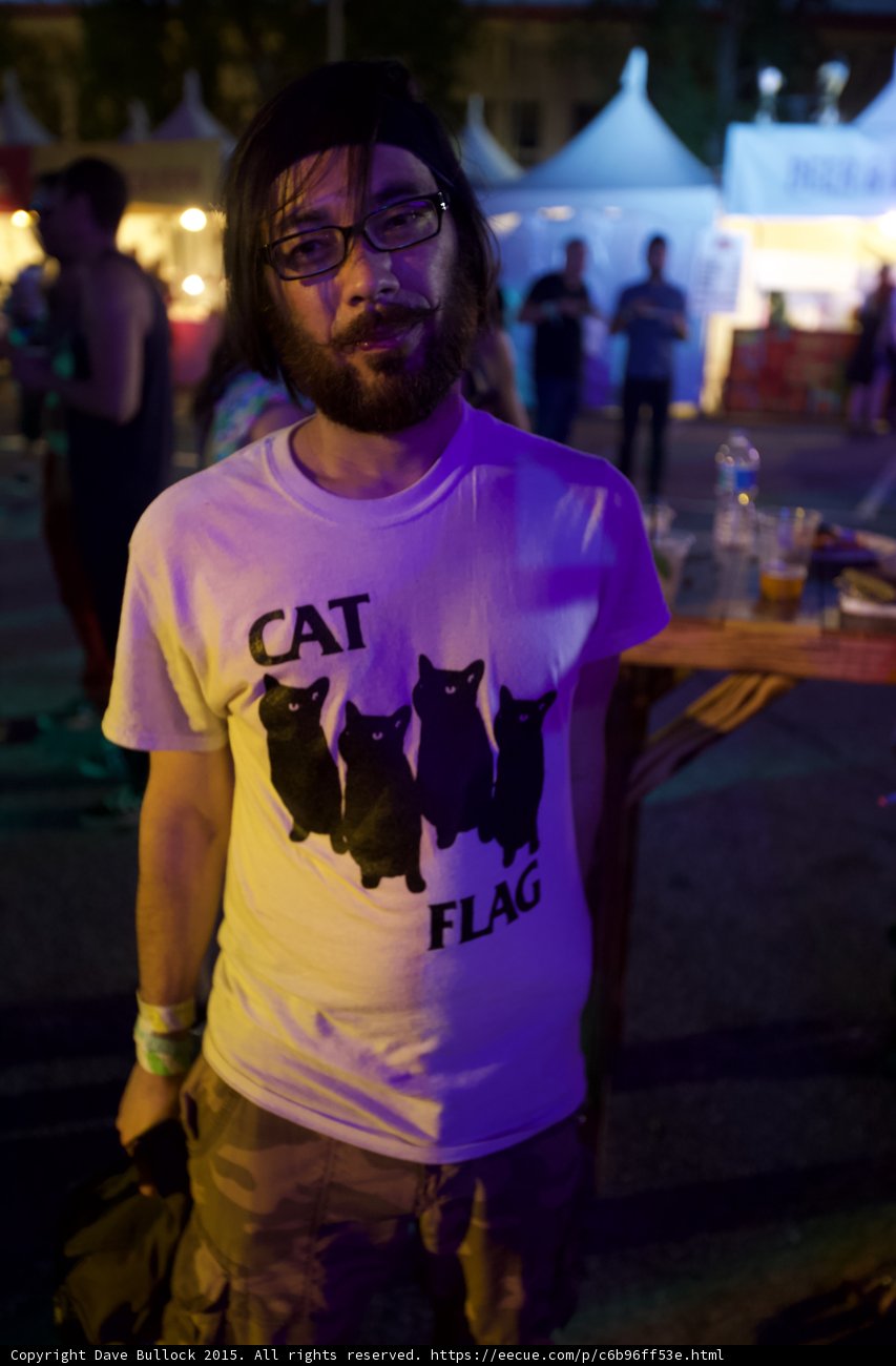 Cat Flag Shirt Portrait Festival Tents