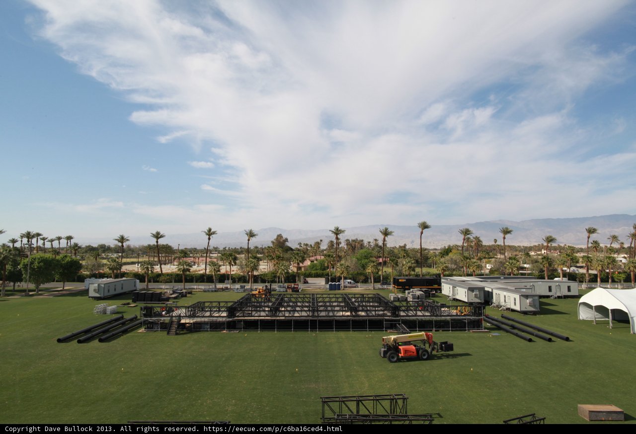 Coachella Stage on the Vast Green Lawn