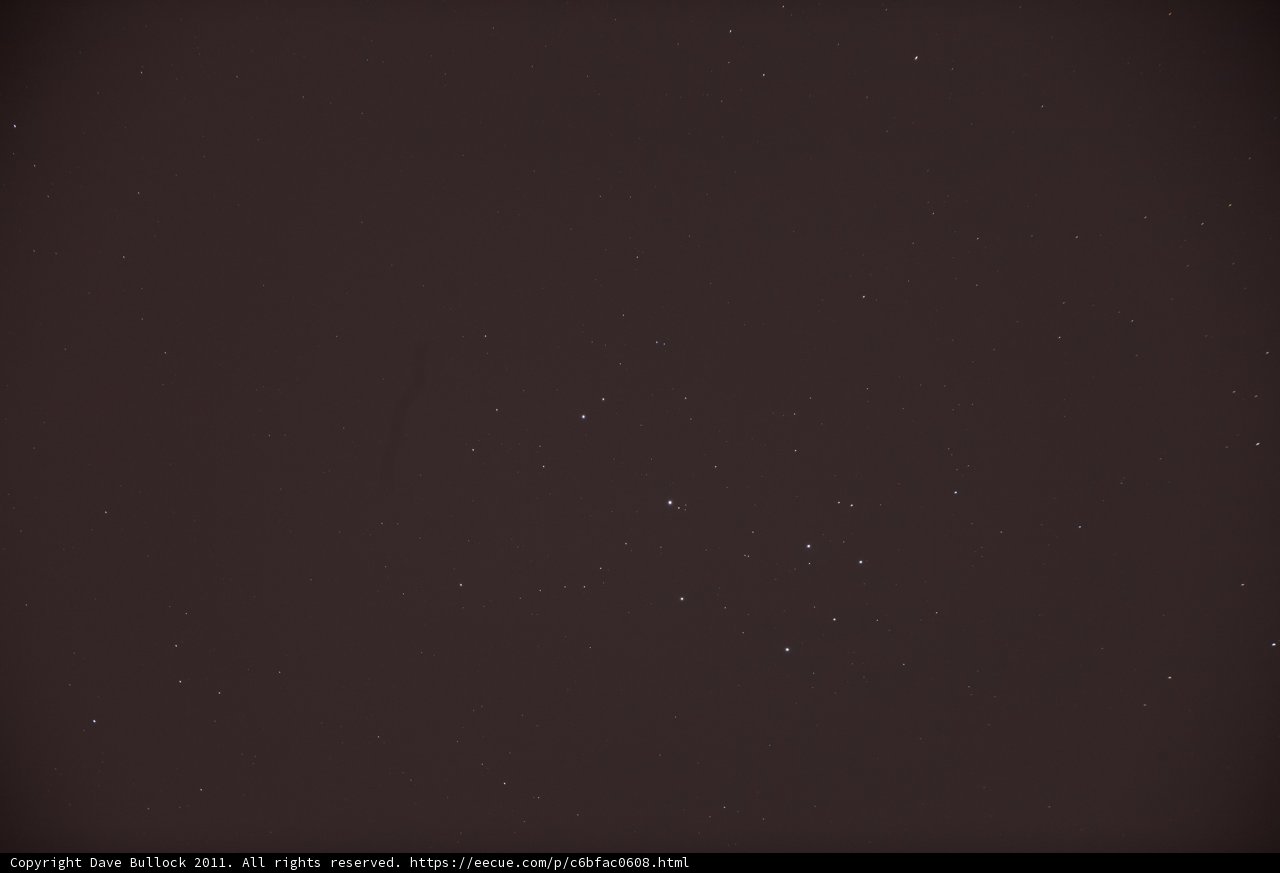 Glimpse of the Night Sky