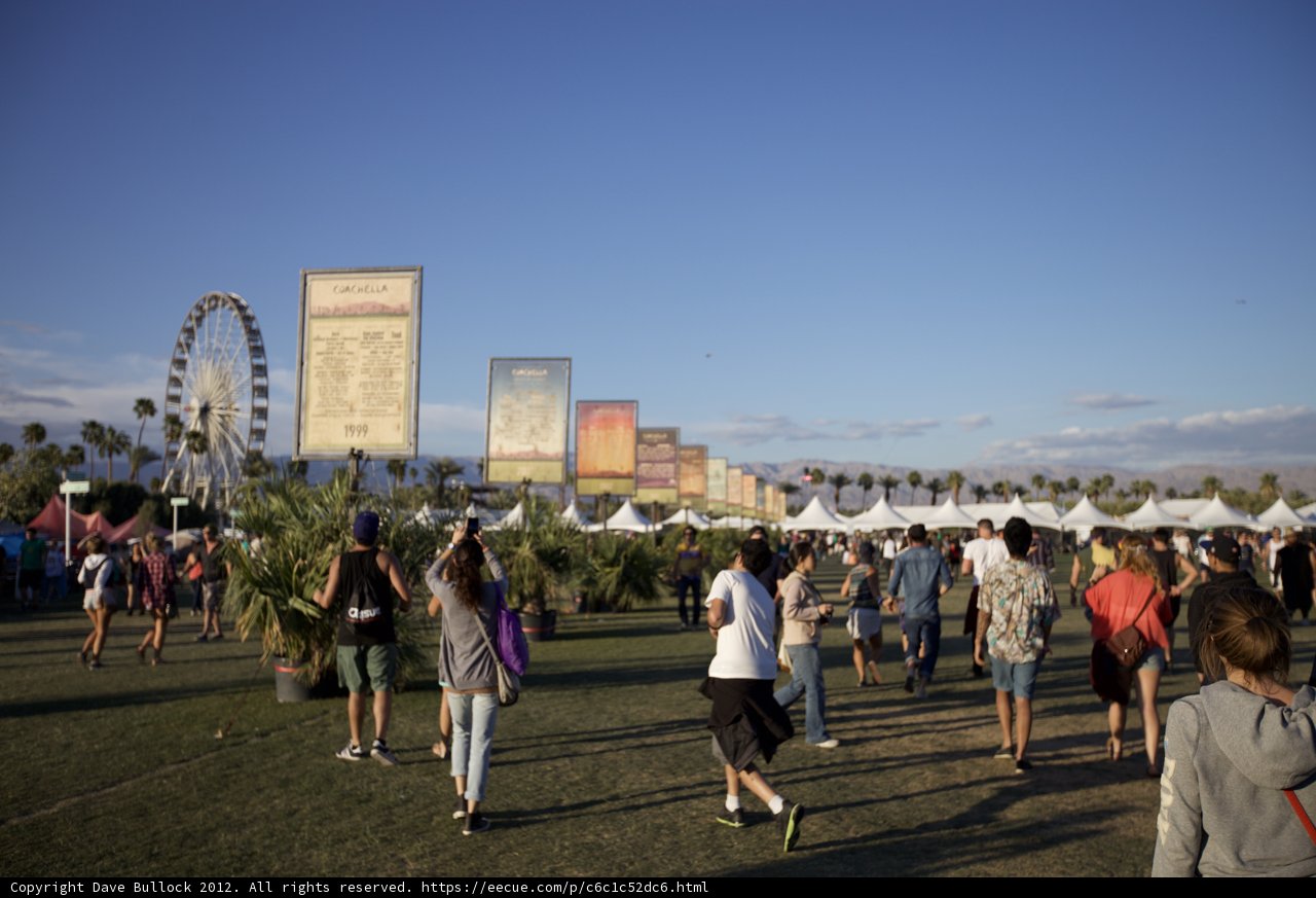 Walking around Coachella