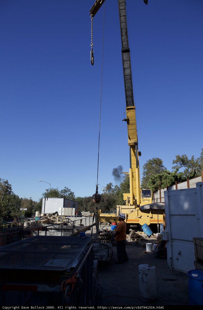 Construction Crane in Action