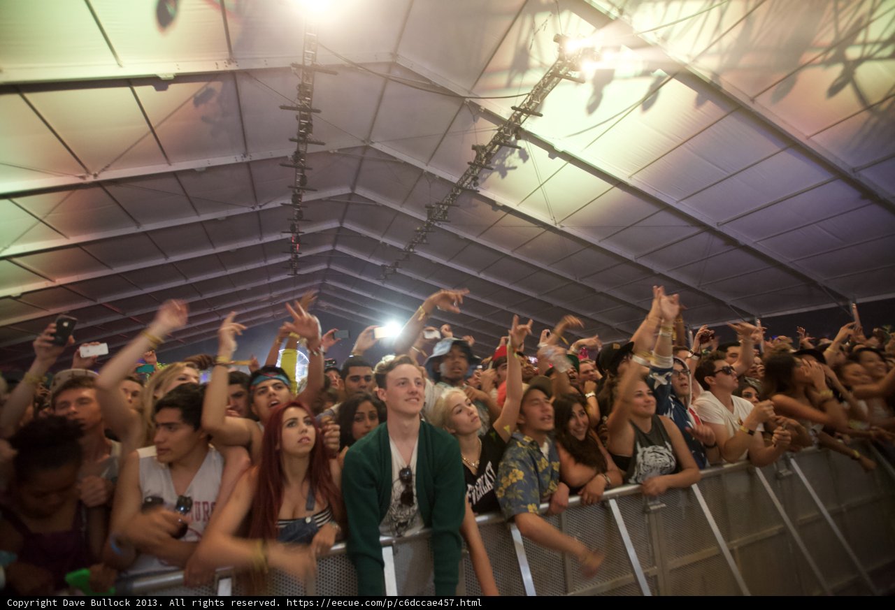 Hands Up in the Crowd at Coachella
