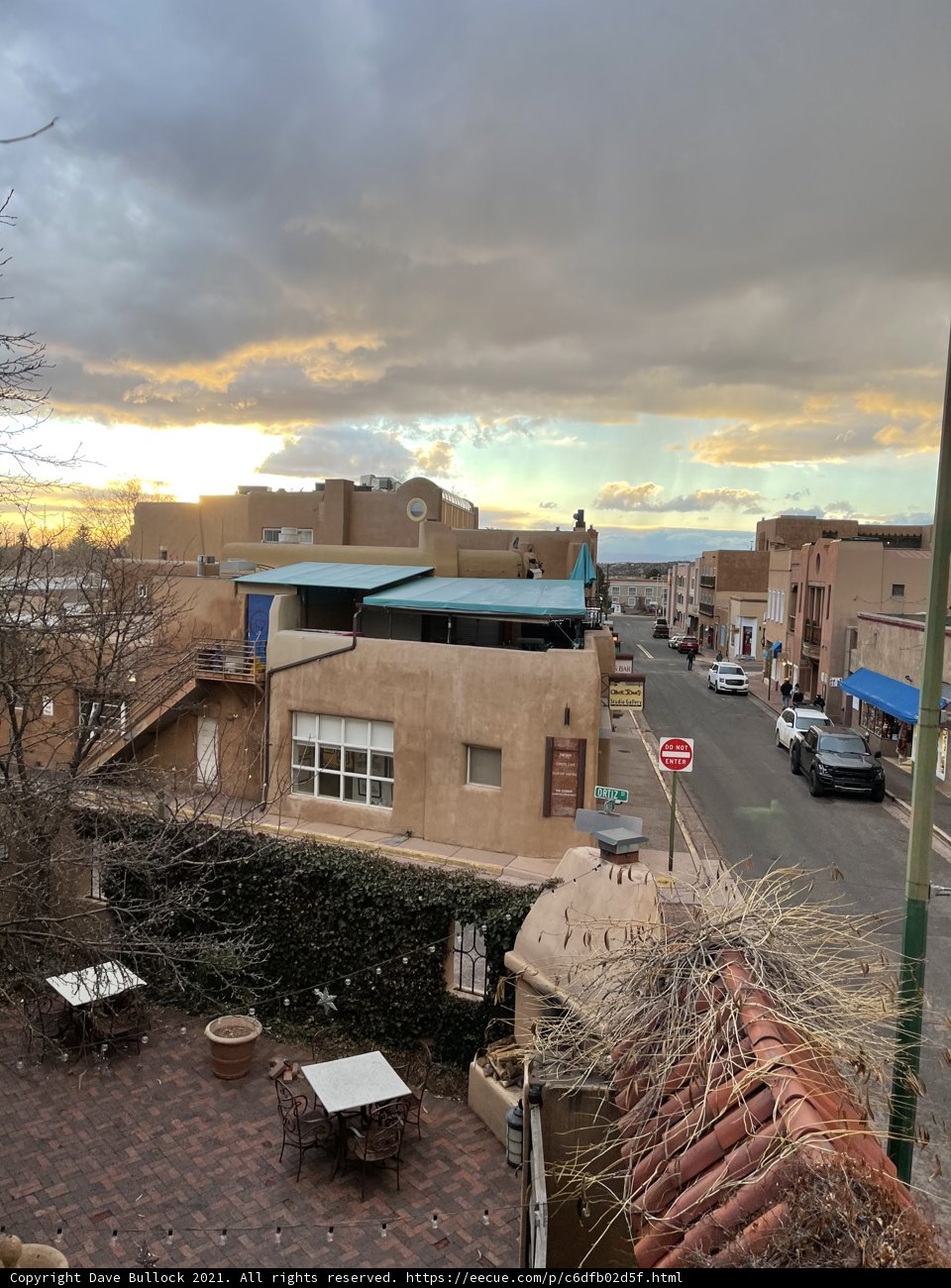Urban Sunset in Santa Fe