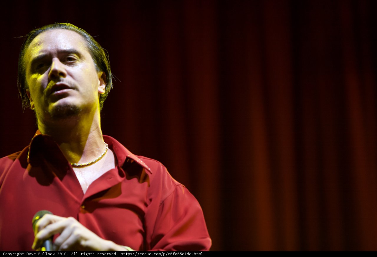Mike Patton Rocks the Stage with his Microphone