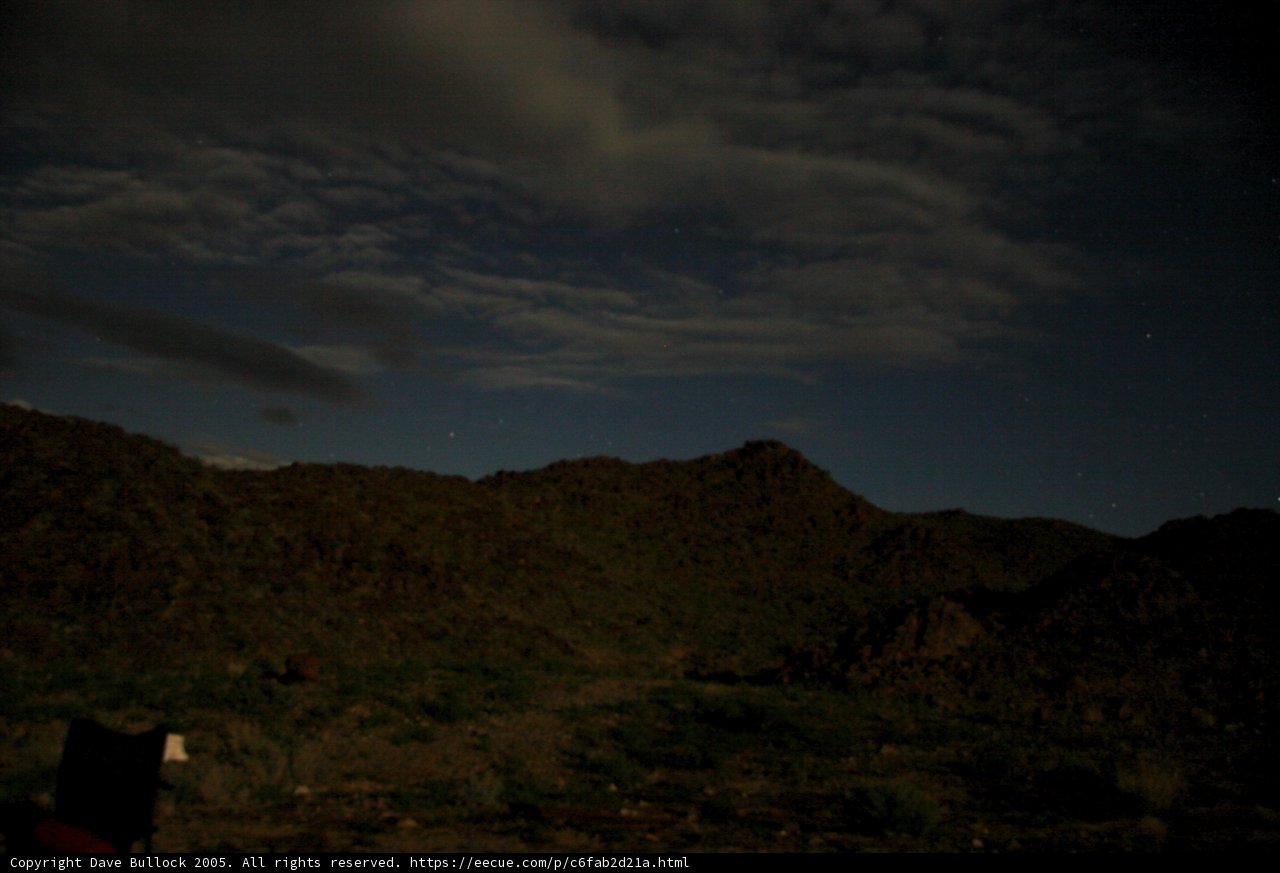 Mountain Majesty under the Starry Sky