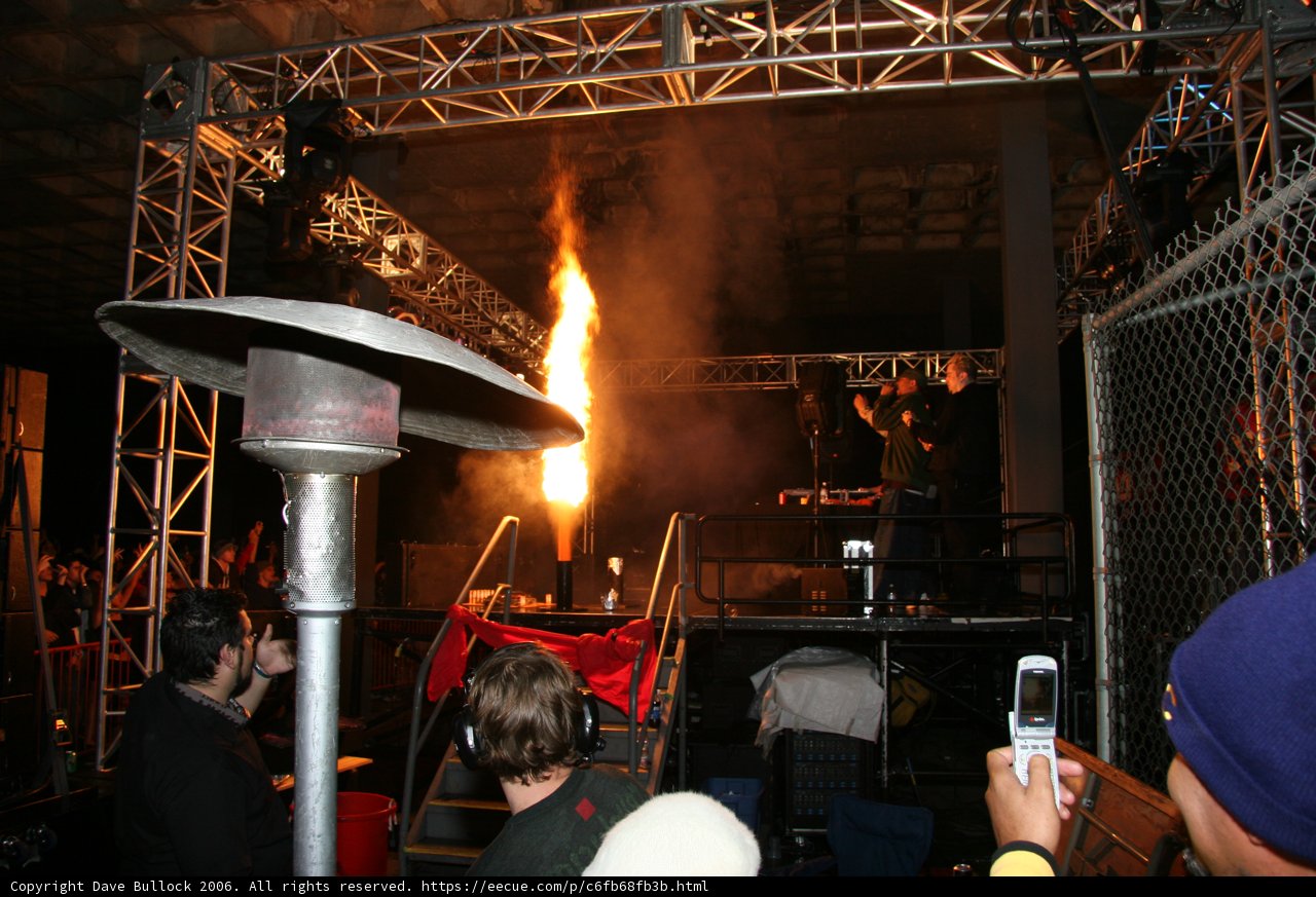 Posing with the Flame