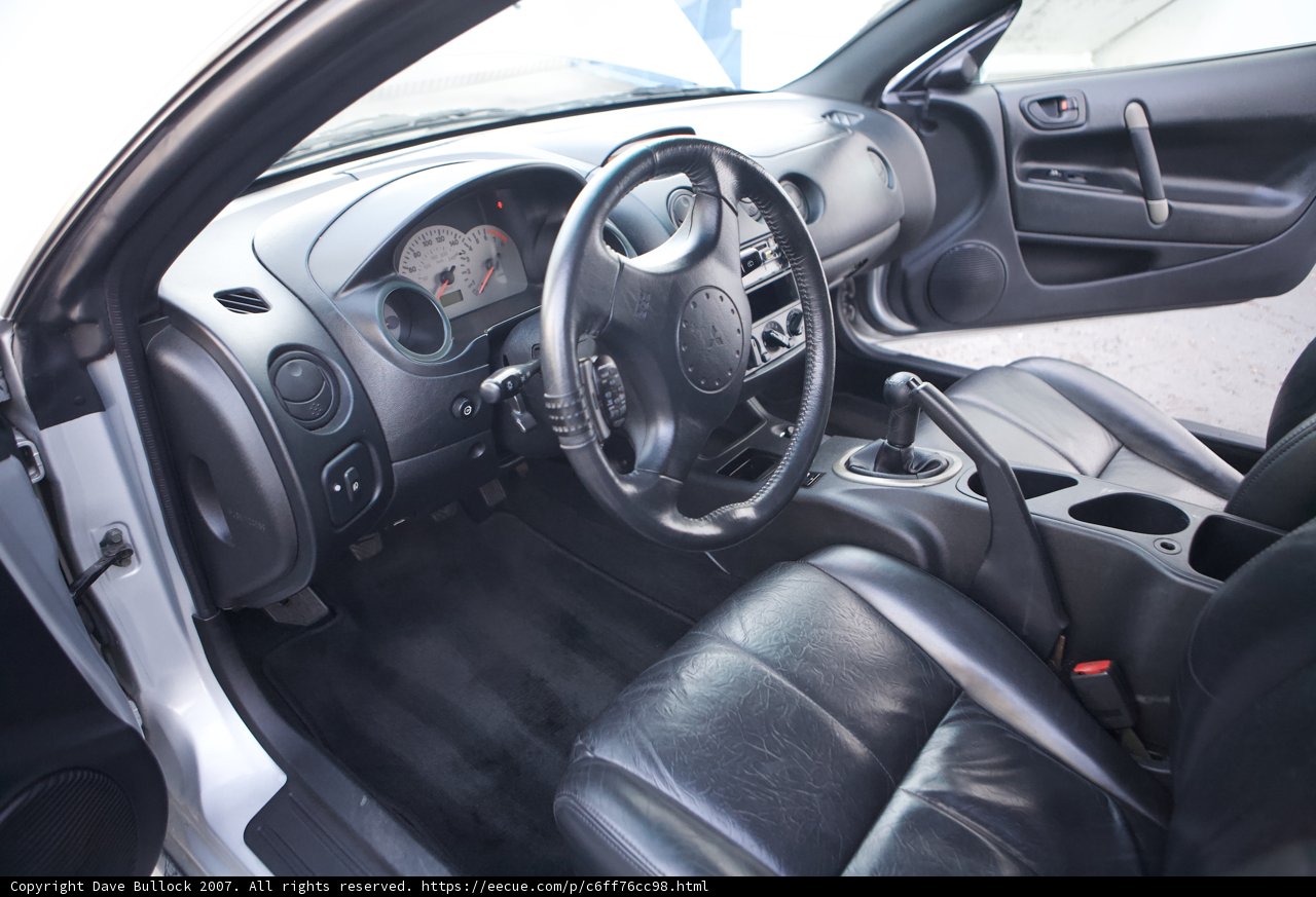 Leather luxury inside the Eclipse