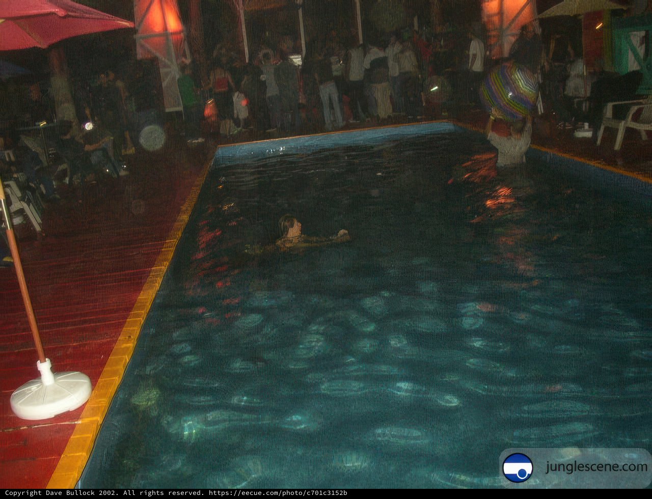 Swimming and Lounging in Ensenada