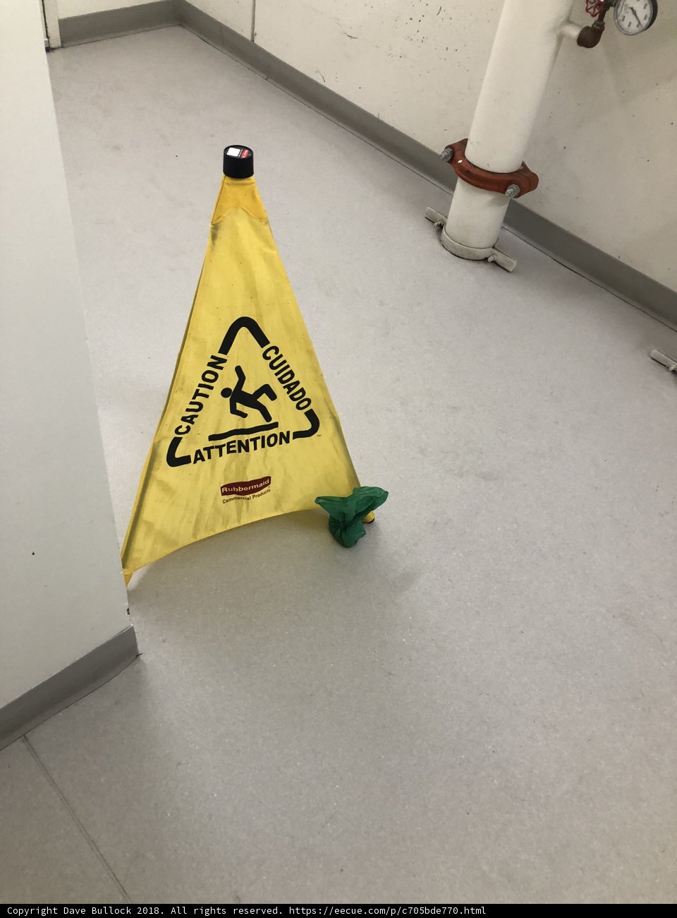 Caution on the Floor
