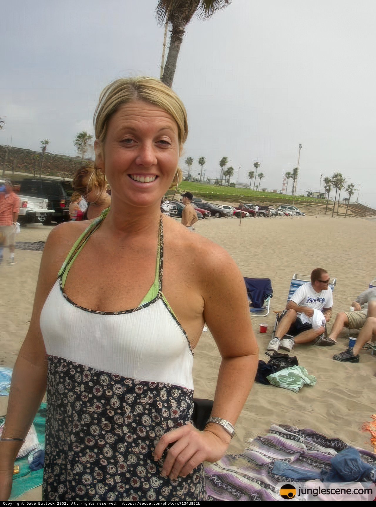 Summer Sunbathing on the Beach