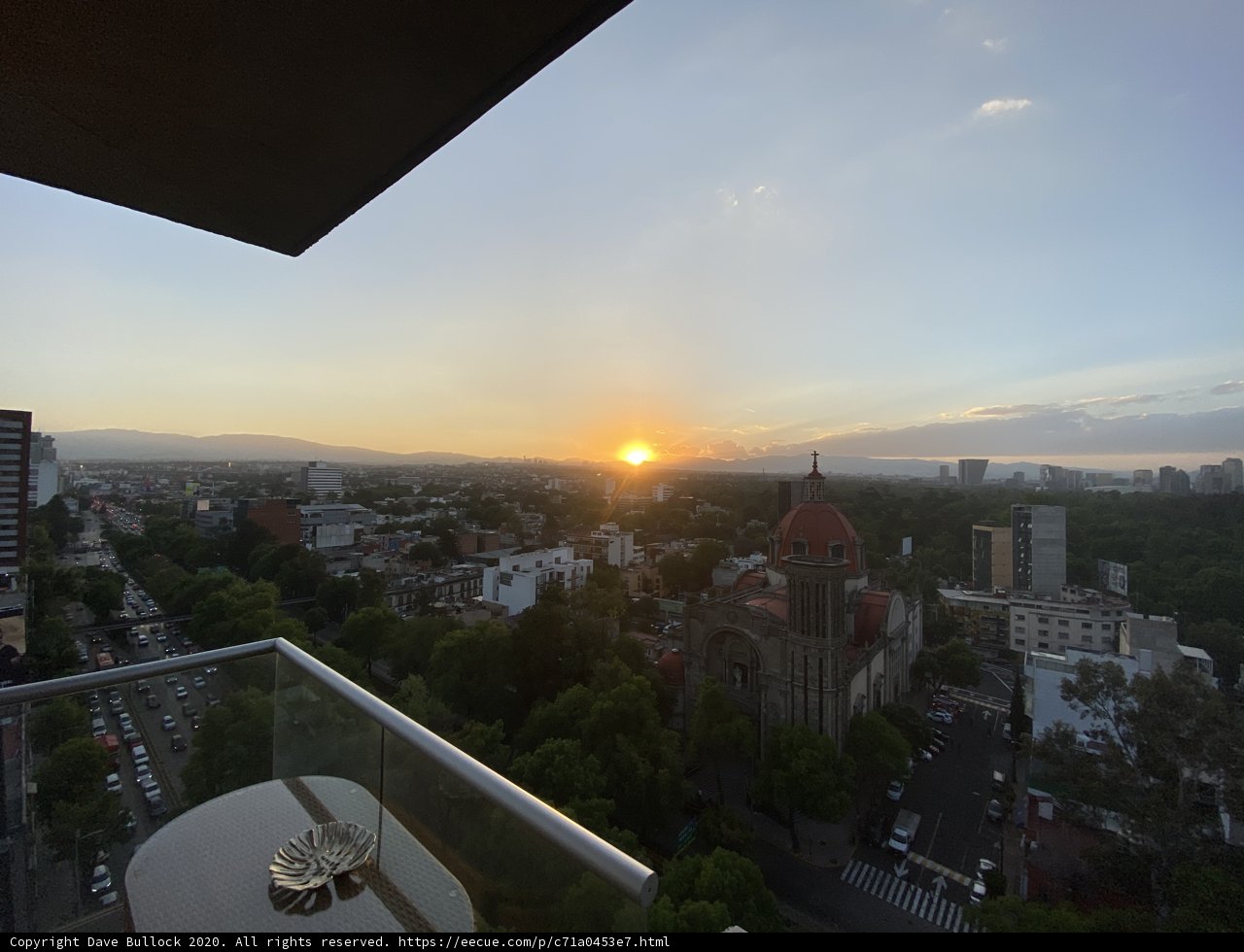 Sunset over Metropolis