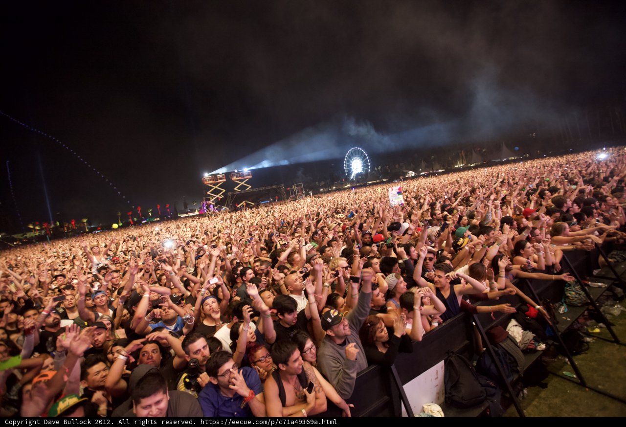 Electrifying Crowd at Coachella 2012